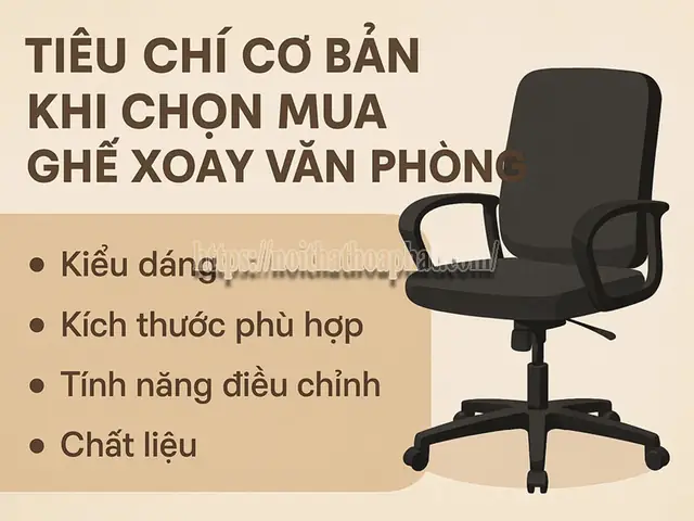 Mua Ghế Xoay Văn Phòng