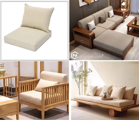 Nệm Ghế Sofa Gỗ Nệm Ghế Sofa Gỗ