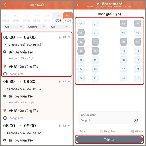 Sơ Đồ Ghế Xe Phương Trang Sơ Đồ Ghế Xe Phương Trang