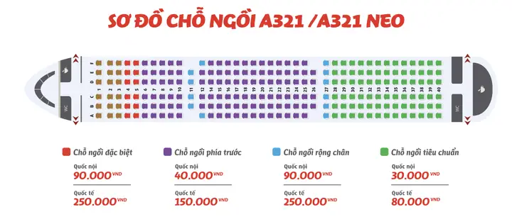 Sơ Đồ Máy Bay Vietjet 40 Hàng Ghế Sơ Đồ Máy Bay Vietjet 40 Hàng Ghế
