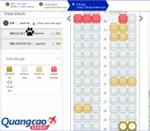 Số Ghế Trên Máy Bay Vietnam Airline Số Ghế Trên Máy Bay Vietnam Airline