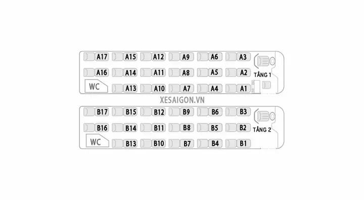 Số Ghế Xe Giường Nằm Phương Trang
