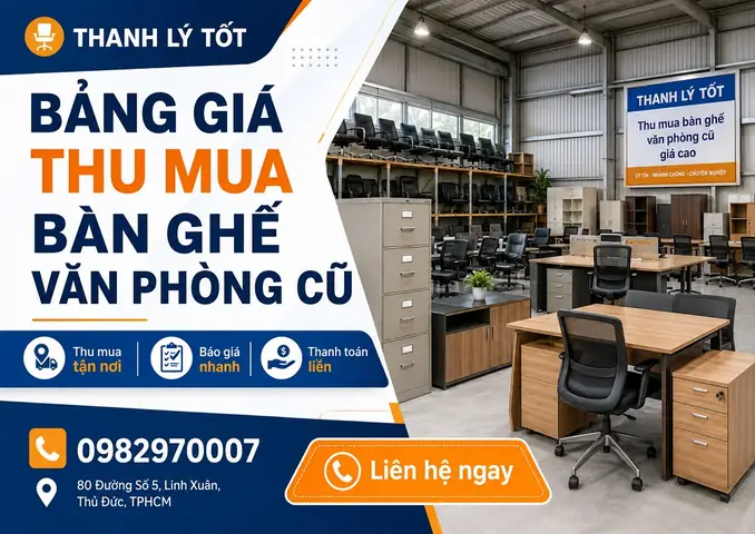 Thu Mua Bàn Ghế Văn Phòng