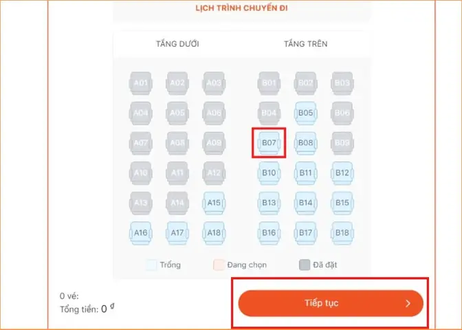 Vị Trí Ghế Xe Phương Trang Vị Trí Ghế Xe Phương Trang