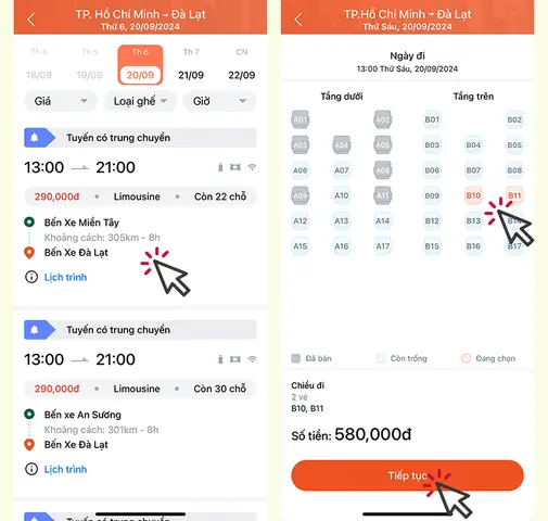 Vị Trí Ghế Xe Phương Trang Vị Trí Ghế Xe Phương Trang